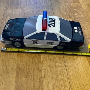 Vintage Metro  Police Car Lights & Sounds Toy 9”
